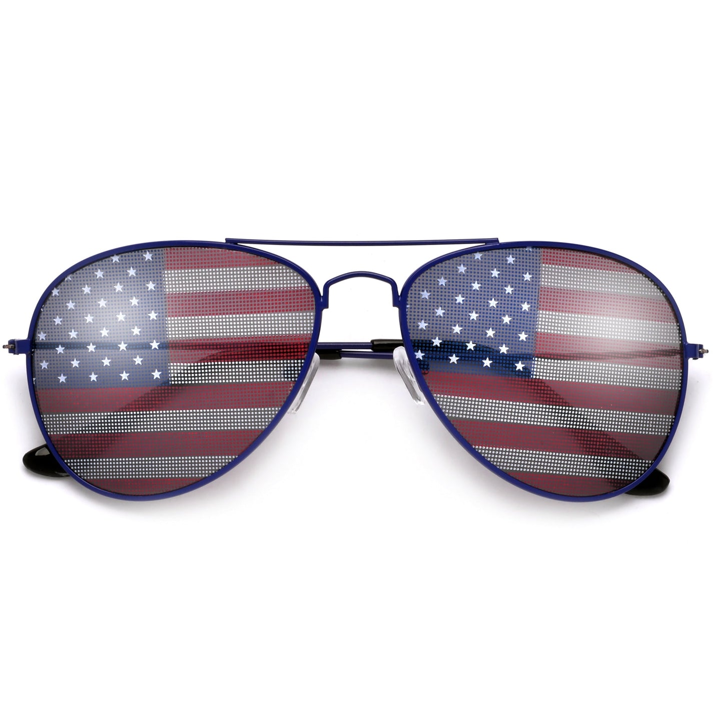 Patriotic U.S. Flag Aviator Sunglasses