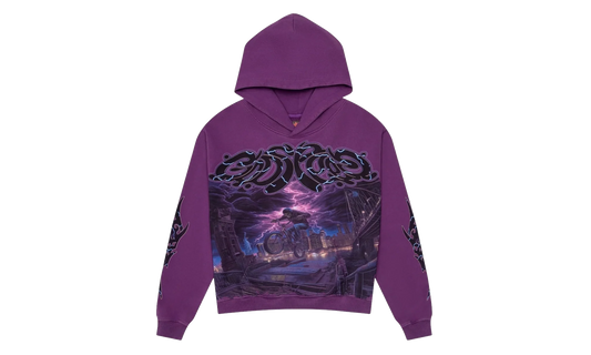 BMX Hoodie "Purple" GS059