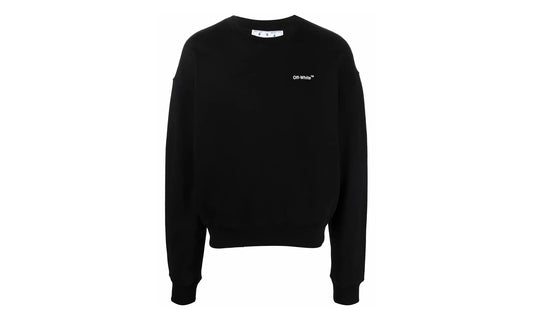 Caravag Arrow Over Crewneck "Black / White" OMBA058C99FLE0021001
