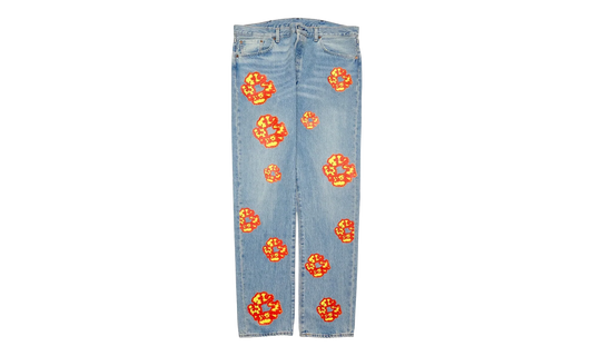 Offset Levi's 501 Cotton Wreath Jeans "Light Wash / Indigo / Multicolor" DT304