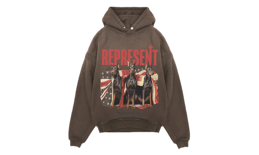 Dream On Tour Pullover Hoodie "Brown" MLM100618-17