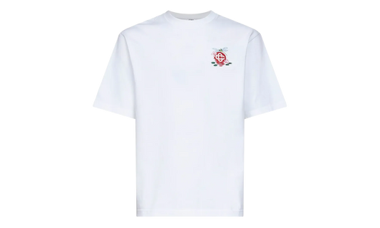 Dragonfly Floral Oversized Short Sleeve T‑Shirt "White" MAW25 JTS 044 08