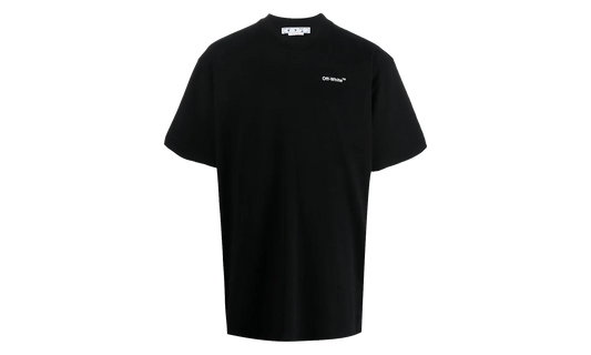 Arrows Logo Print T-Shirt "Black" OMAA038C99JER0081001