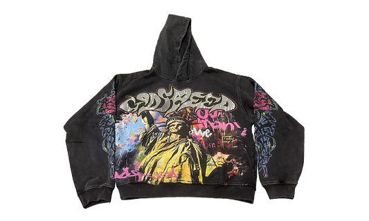 Vandal Hoodie "Black Wash" GS018