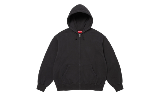 Cut Out Zip Up Hoodie "Black" SU27264