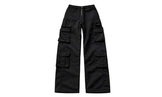 Allyn Nylon Mid Rise Cargo Pants WMNS "Black" KITH97