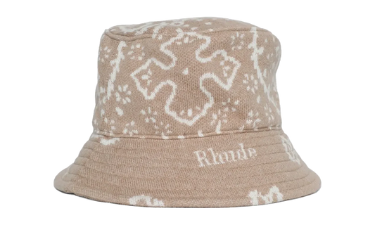 Intarsia Bucket Hat "Tan / Cream" RHPS24HA04973517 TCM