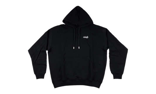 PAINT SPLATTER ARROW DIAG FRENCH TERRY HOODIE "Black" 44OWOS26K062 001