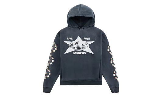Cowrie Shell Hoodie "Black" BAR21