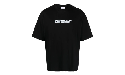 Blurred Logo T-Shirt "Black / White" OMAA120F23JER0021001
