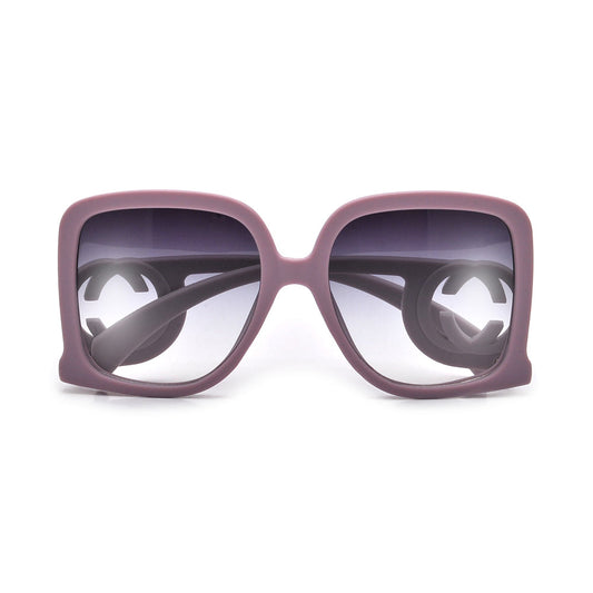 OVERSIZED TRENDY FASHION C LOGO SQUARED SUNNIES