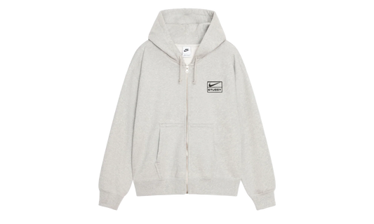 Stussy Fleece Zip Hoodie "Grey Heather" FJ9181050 GHEA