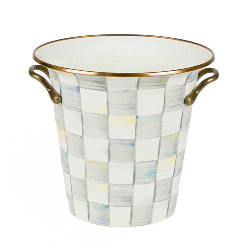 Sterling Check Enamel Design Wine Cooler
