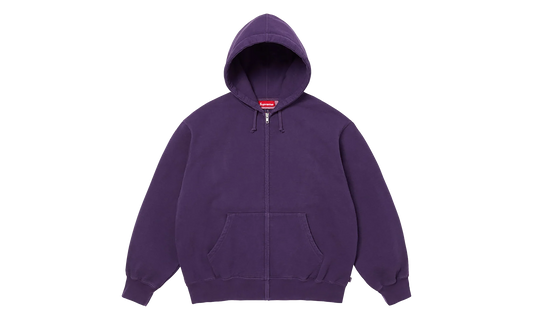 Cut Out Zip Up Hoodie "Dark Purple" SU27263