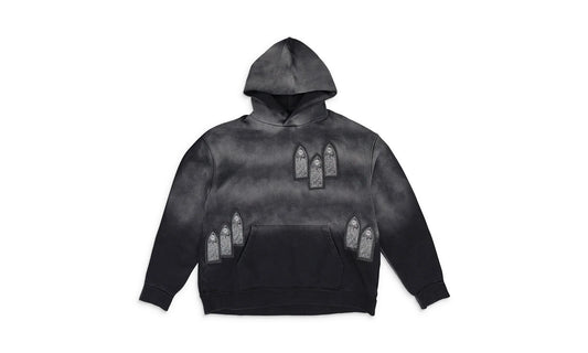 Faded Pullover Hoodie "Black" 1110080002FW24