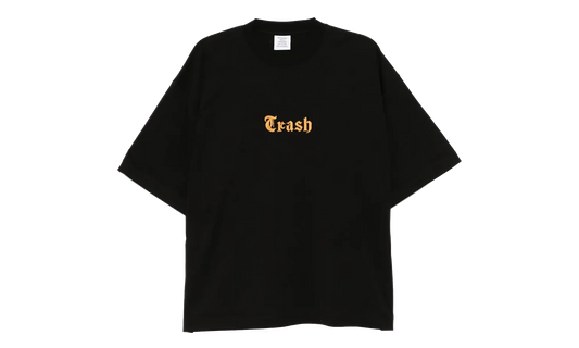 Trash Embroidered Regular T-shirt "Black" UH76TR540B BLAC