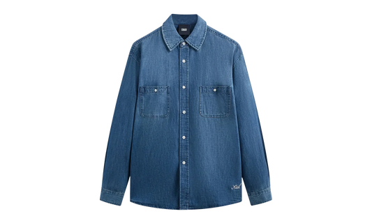 Chambray Apollo Shirt "Mid Indigo" KITH19