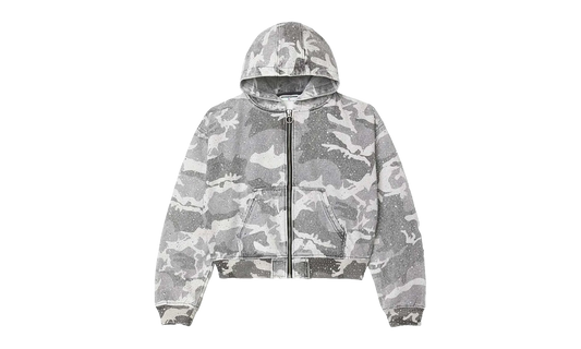 Crystal Camo Work Zip Up Jacket "Grey" 10076925