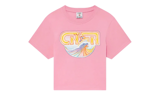 Casa Surf Cropped Short Sleeve T‑Shirt "Pink" WS25 JTS 009 05